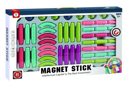 MAGNET STICK PALITOS Y PELOTAS 64 PIEZAS