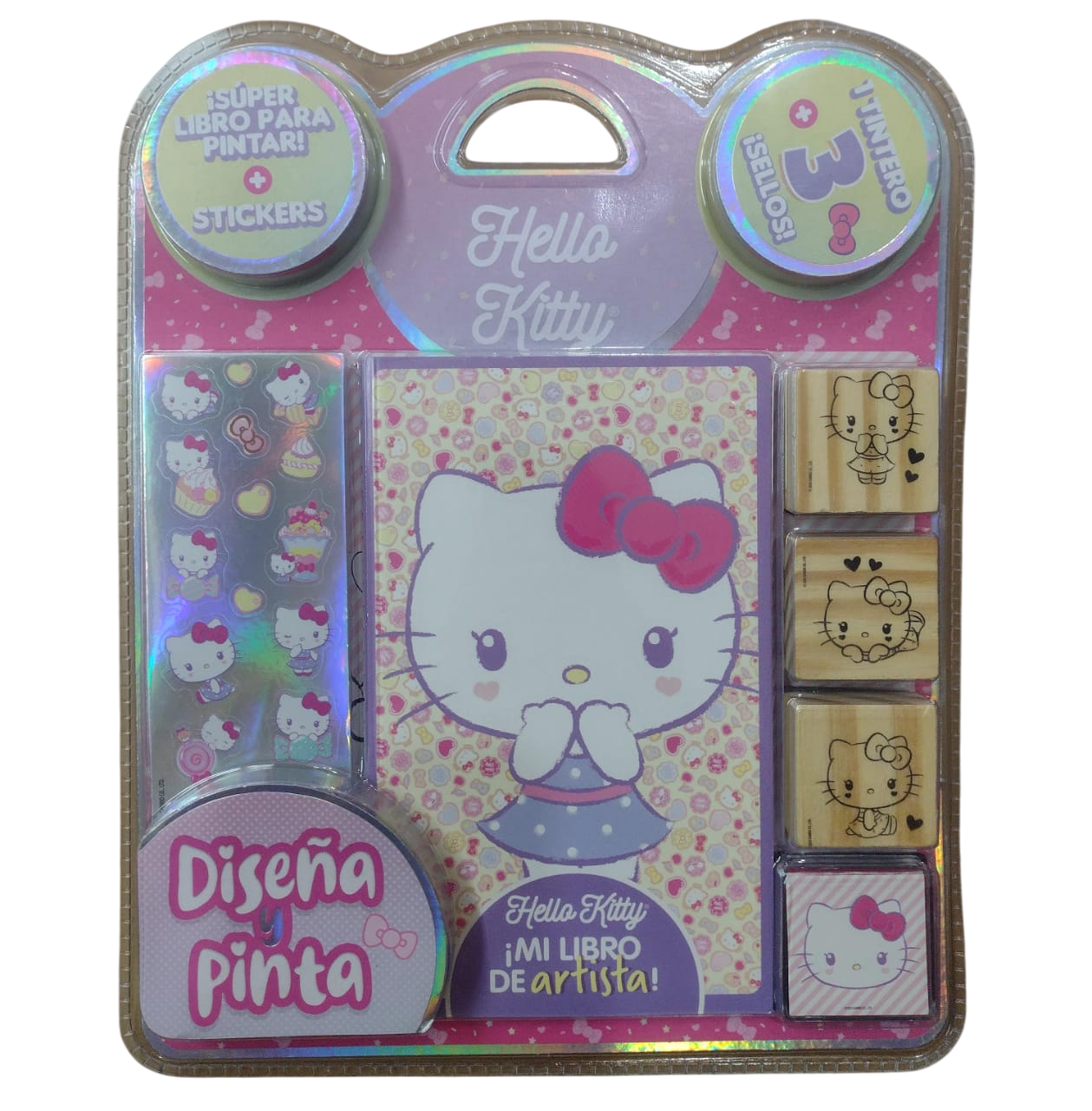 SELLOS DISEÑA Y PINTA HELLO KITTY