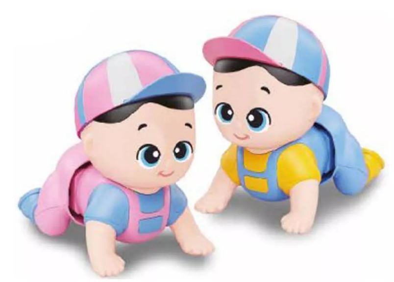 KIDDY GATEA RIE - LLORA DOLCE BAMBINO - 2 COLORES