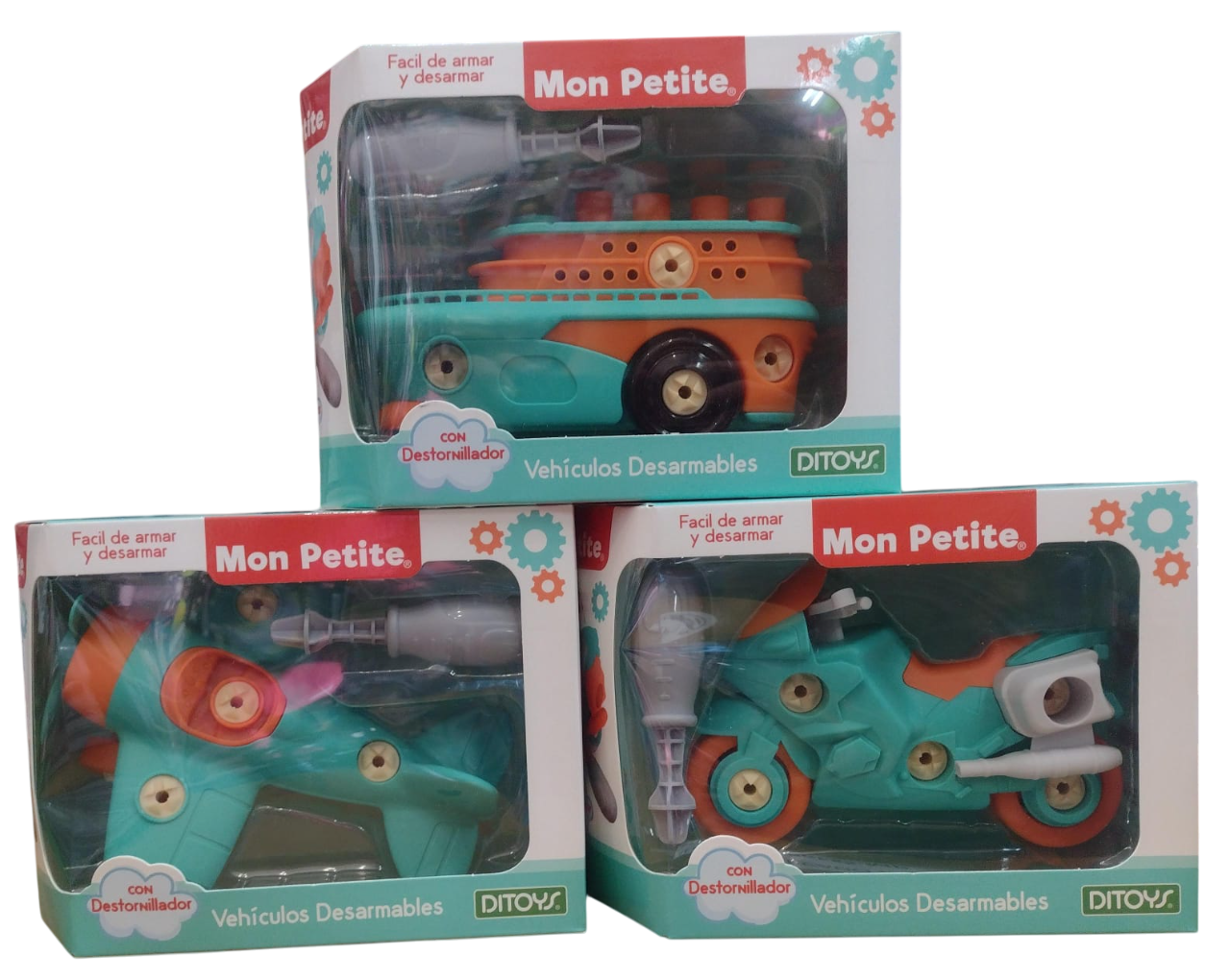 VEHICULOS DESARMABLE  MOM PETITE - 3 MODELOS