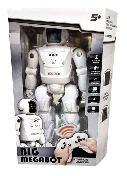 BIG MEGABOT ROBOT R/C CON LUZ Y SONIDO