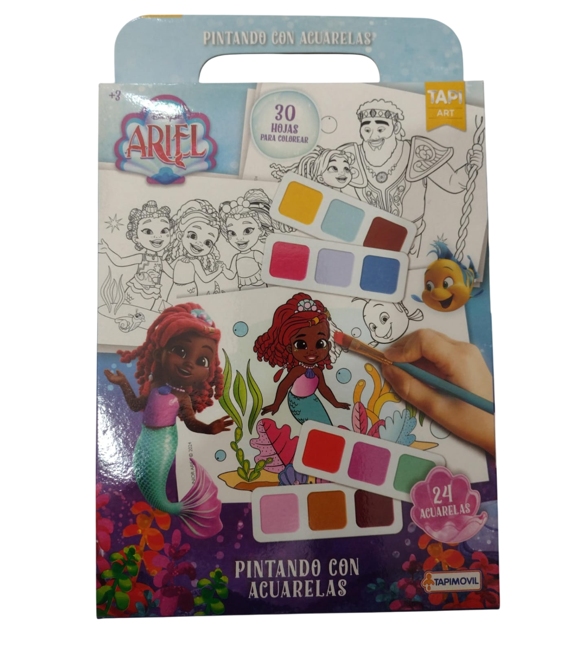 PINTANDO CON ACUALERAS ARIEL