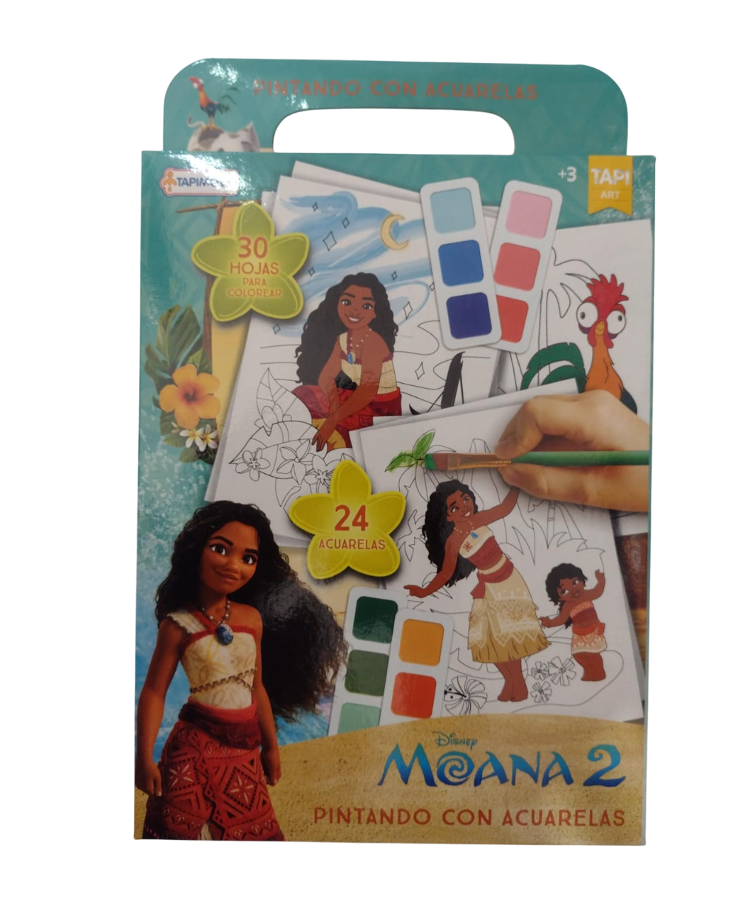 PINTANDO CON ACUALERAS MOANA 2
