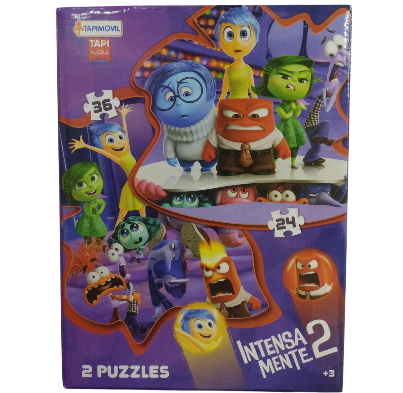 2 PUZZLES 24/36 PIEZAS INTENSAMENTE 2