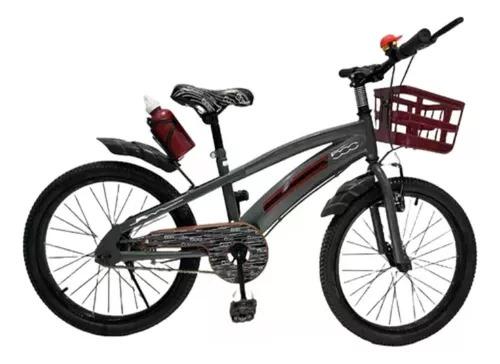 BICI RODADO 20 CON BOTELLA GRIS FIAT 500