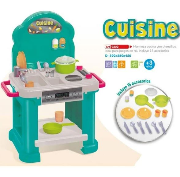 COCINA CUISINE CON ACCESORIOS