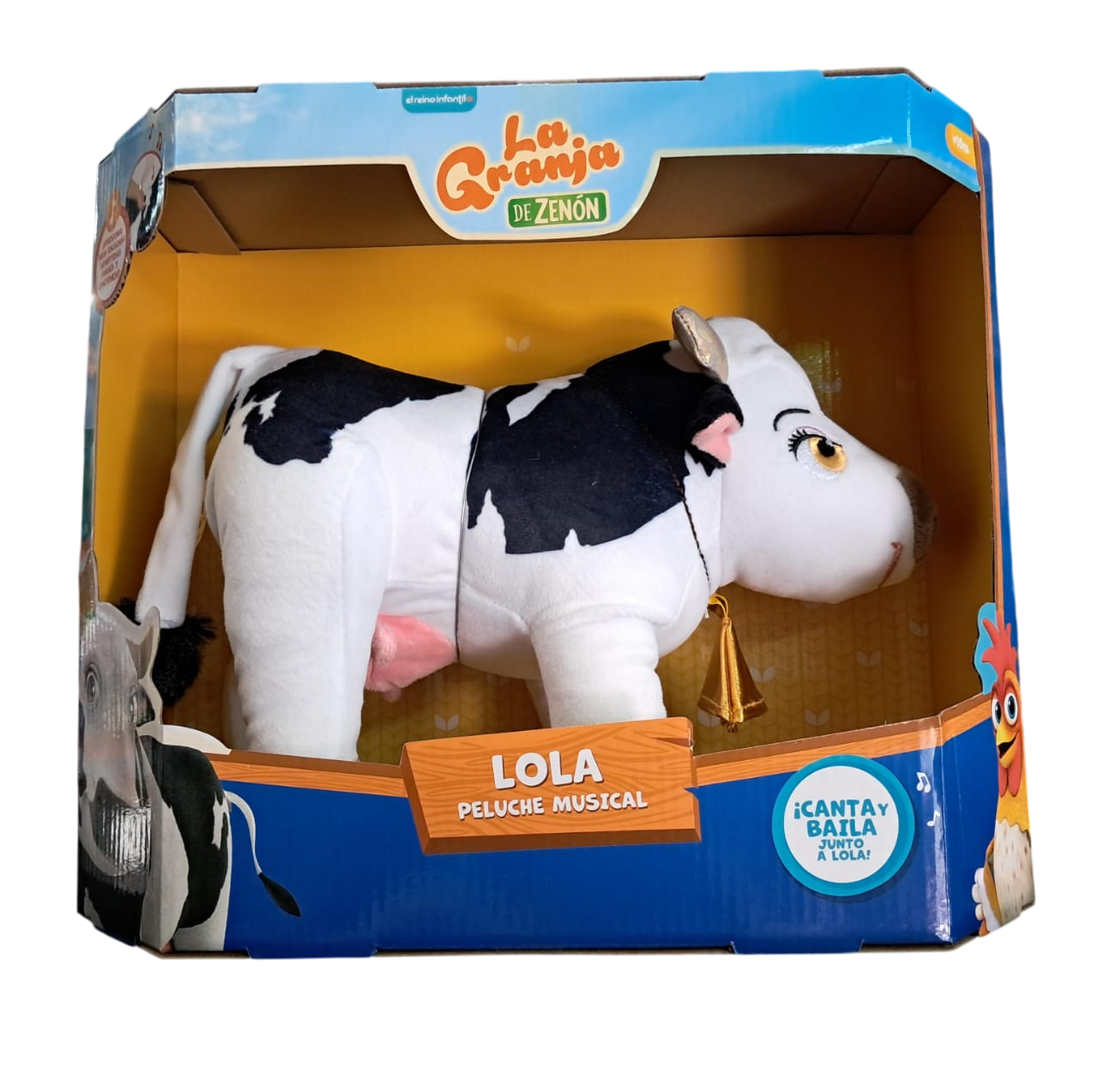 PELUCHE MUSICAL VACA LOLA GRANDE