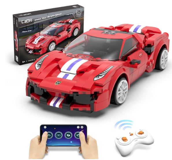 BLOQUES CADFI RACE CAR RED DUAL CONTROL  306 PIEZAS