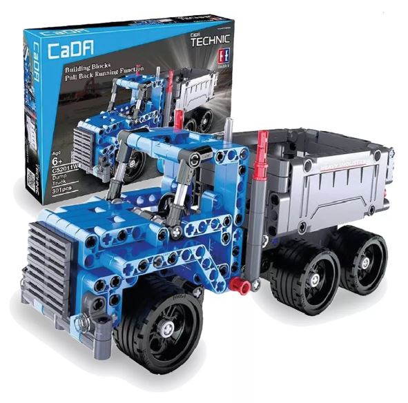 BUILDING BLOCKS CADFI DUMP TRUCK 301 PIEZAS