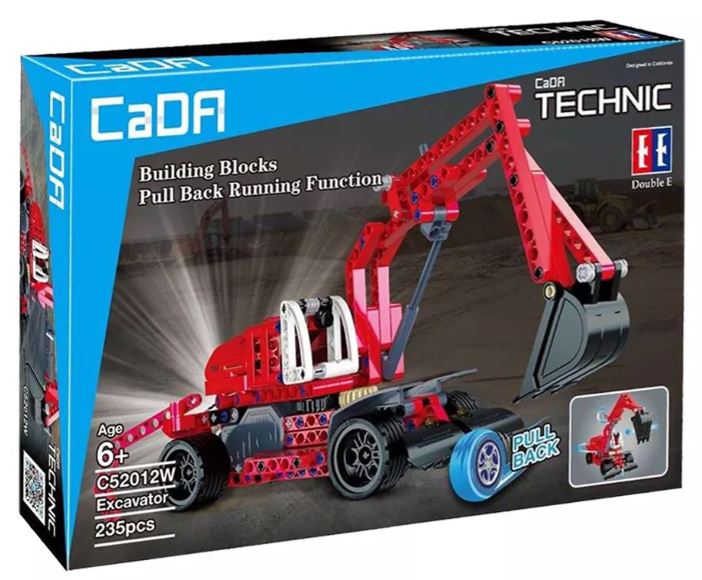 BUILDING BLOCKS CADFI EXCAVADORA 235 PIEZAS