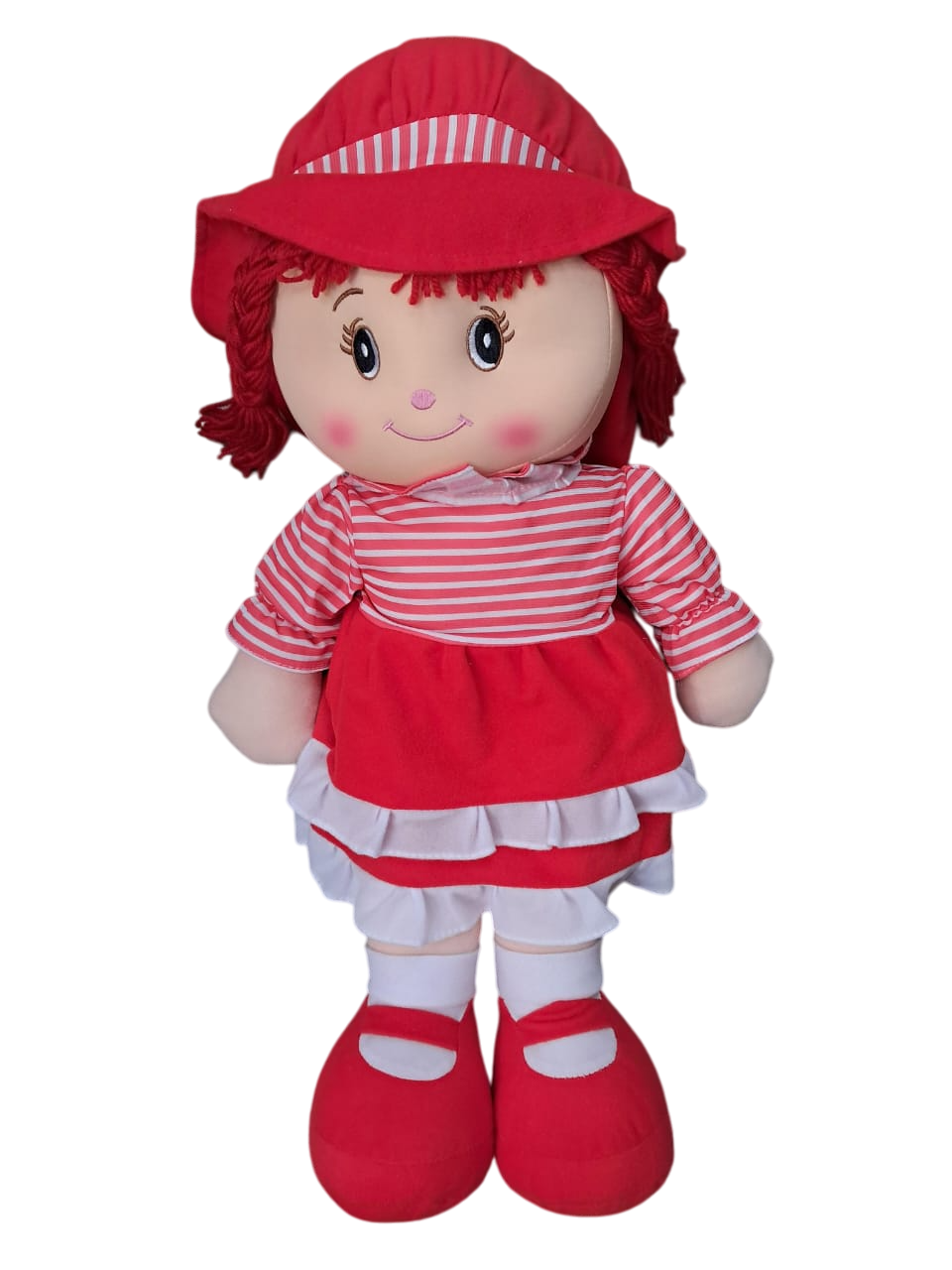 MUÑECA DE TELA 60CM EN BOLSA