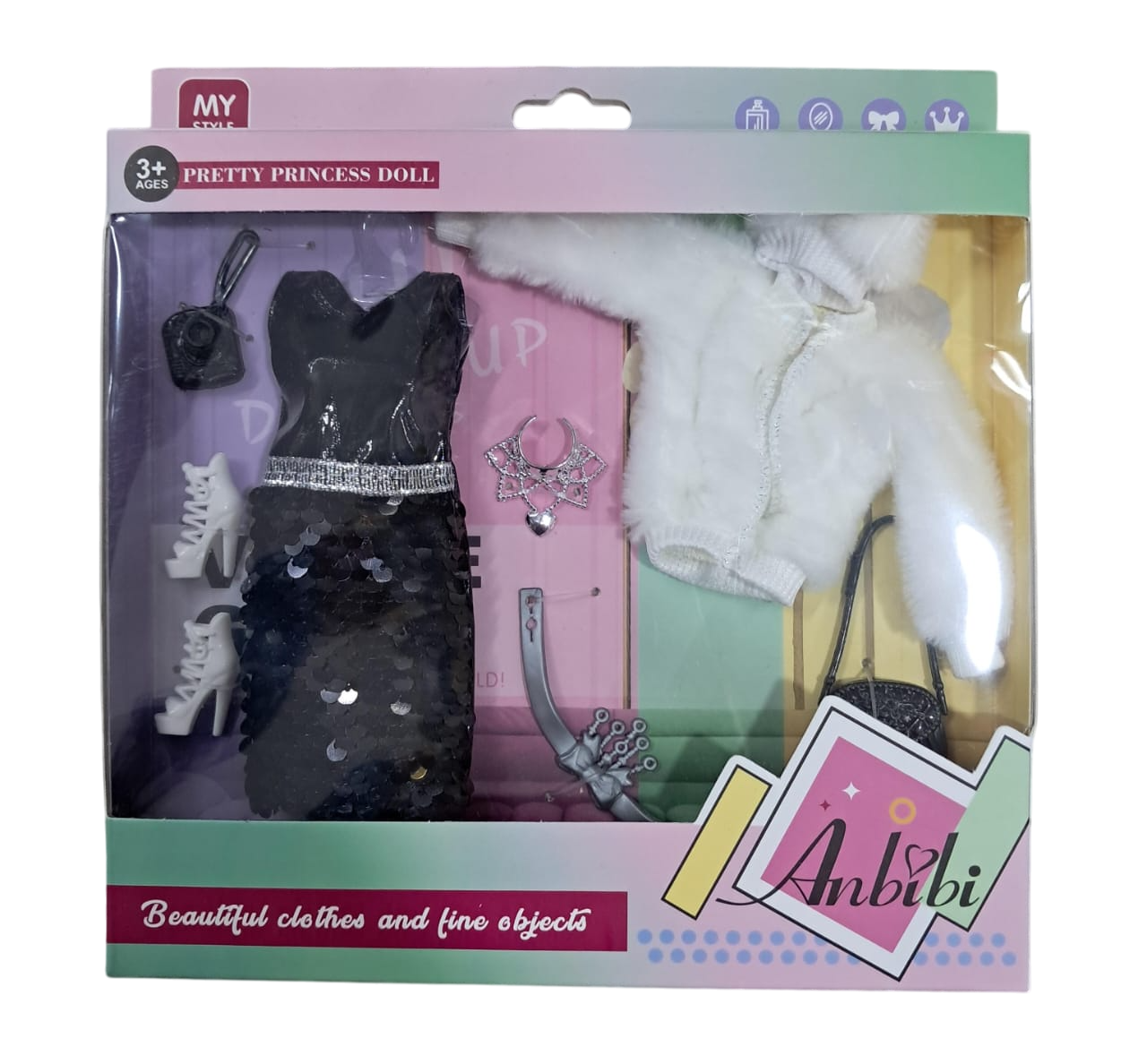 ROPA DE NOCHE PARA MUÑECA EN CAJA