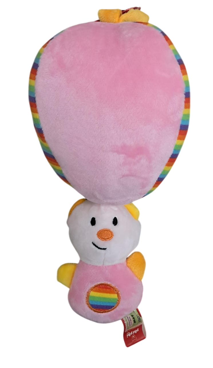 CUNERO MUSICAL OSITO CON GLOBO 28CM