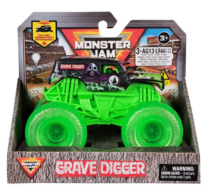 MONSTER JAM 1:43 RUEDAS LUMINOSAS