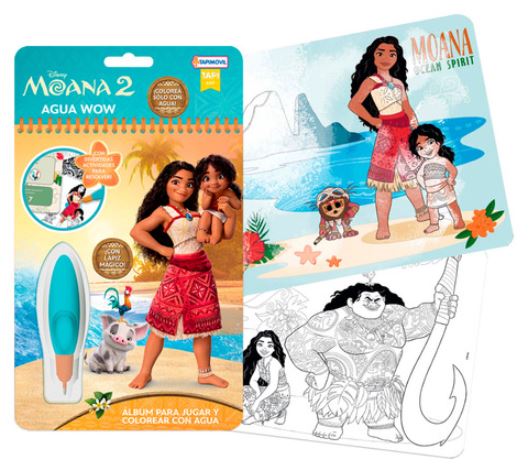 AGUA WOW CON LAPIZ MAGICO MOANA