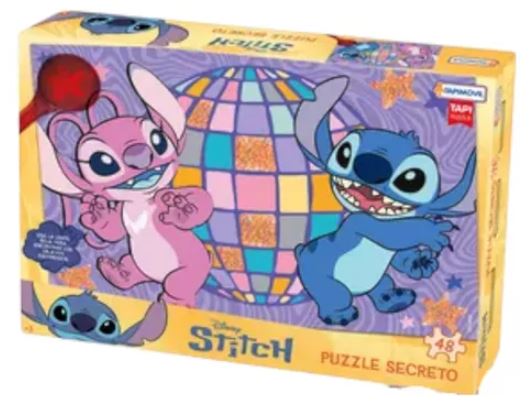 PUZZLE SECRETO 48 PIEZAS STITCH