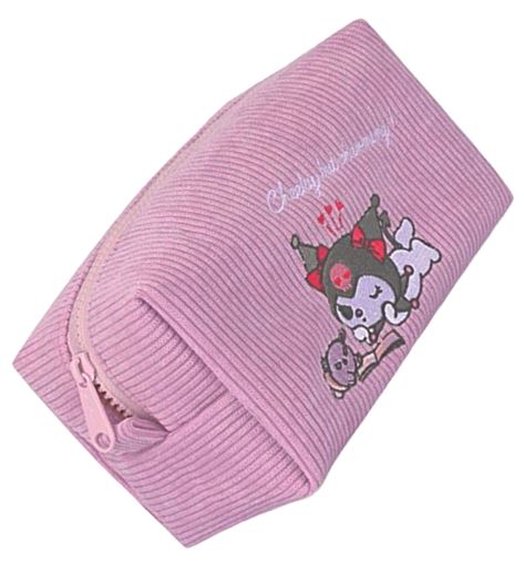 CARTUCHERA RECTANGULAR KUROMI CORDEROY