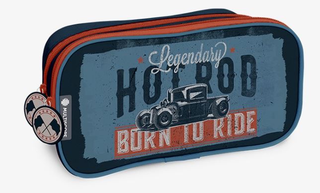 CANOPLA 2 CIERRES RECTANGULAR BORN TO RIDE