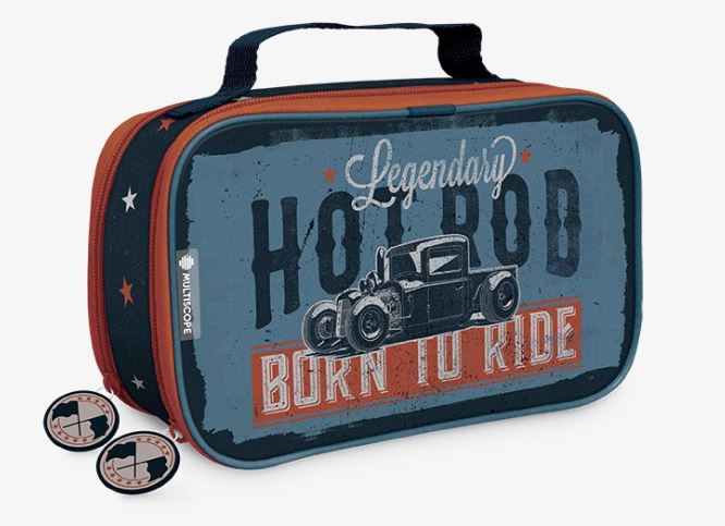 CANOPLA RECTANGULAR 2 CIERRES CON MANIJA BORN TO RIDE