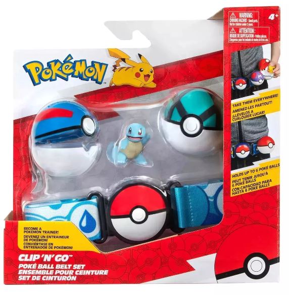 POKEMON CINTURON Y POKEBOLAS