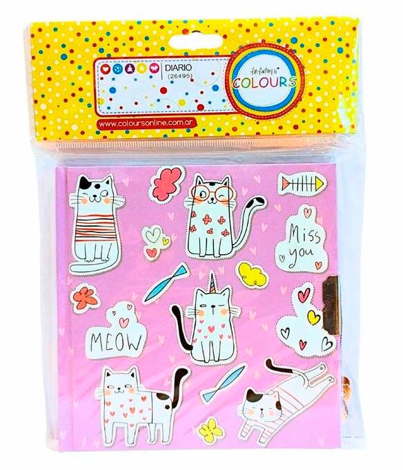DIARIO CUADRADO GATOS