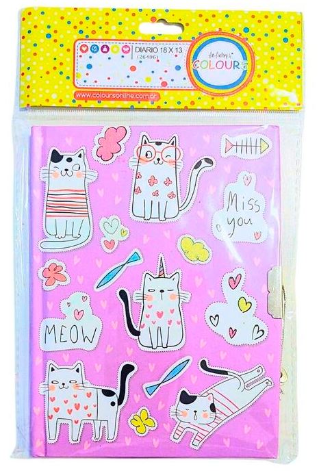 DIARIO 13X18 GATOS