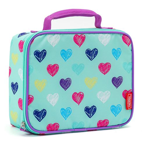 LUNCHERA CON FONDO CORAZONES - GRUPO INTRENDA - THERMOS