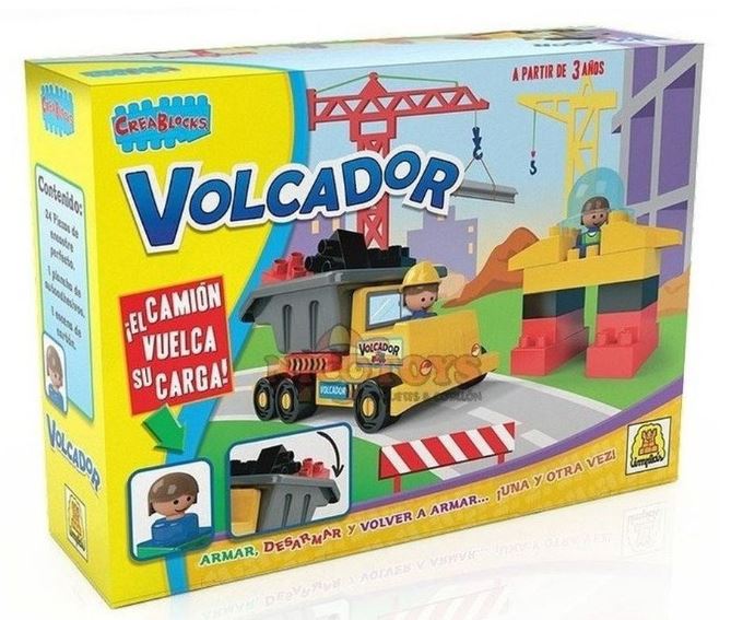 CREABLOCKS VOLCADOR 24 PIEZAS