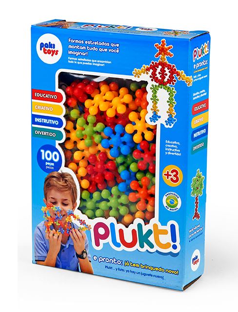 PLUKT! MINI ESTRELLAS DIDACTICOS 100 PIEZAS PAKITOYS