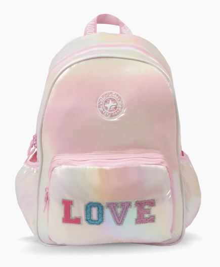 MOCHILA ESPALDA GRANDE LINEA LOVE - 2 COLORES