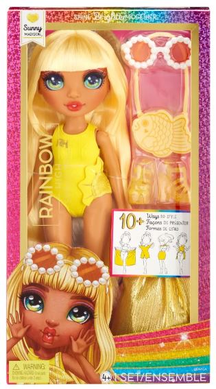 MUÑECA RAINBOW HIGH SWIM & STYLE SUNNY - RUBY