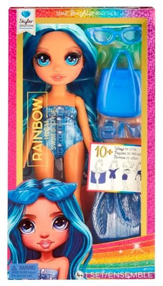 MUÑECA RAINBOW HIGH SWIM STYLE SKYLER - VIOLET