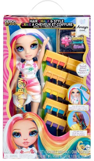 MUÑECA RAIMBOW HIGH HAIR CHALK AMAYA RAINE