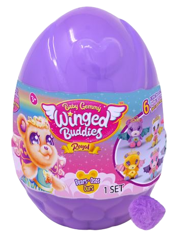 WINGED BUDDIES HUEVO SORPRESA PELUCHE 15 CM