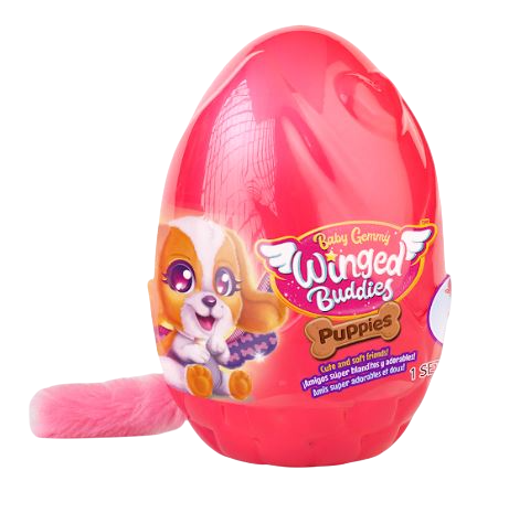 WINGED BUDDIES HUEVO SORPRESA PELUCHE 15 CM