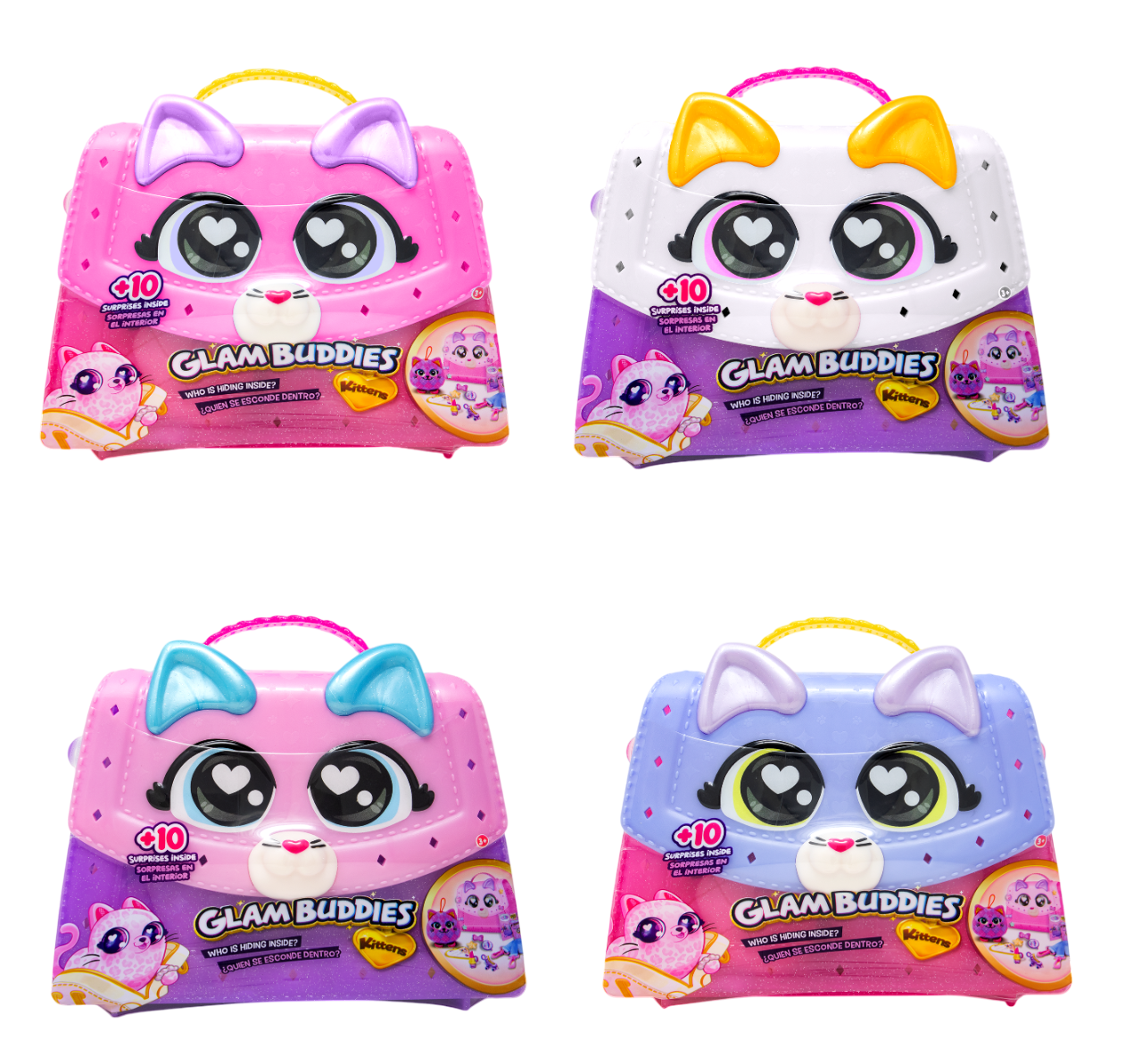 GLAM BUDDIES CARTERA SURPRISE - 4 MODELOS