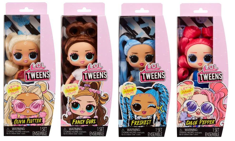 MUÑECA LOL TWEENS 17 CM - 4 MODELOS