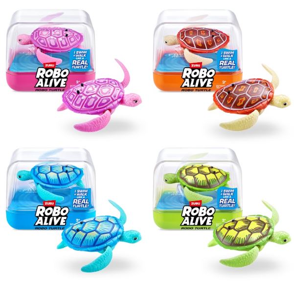 ROBO ALIVE TORTUGA MARINA REALISTA - 4 COLORES