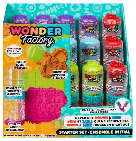 WONDER FACTORY ARENA Y MASA NUNC SECA - 4 COMBINACIONES