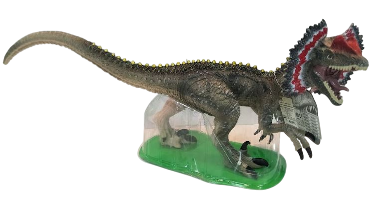 DINOSAURIO DILOPHOSAURUS 62CM CON SONIDO