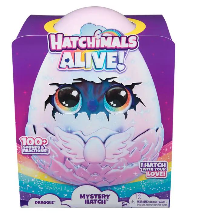 HATCHIMALS ALIVE MYSTERY HATCH DRAGGLE