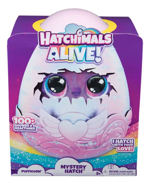 HATCHIMALS ALIVE MYSTERY HATCH PUFFICORN