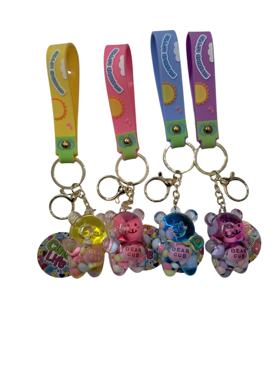 LLAVERO OSO - 4 COLORES