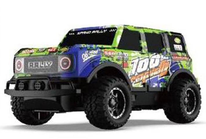 CAMIONETA R/C VERDE 1:24 CON LUZ