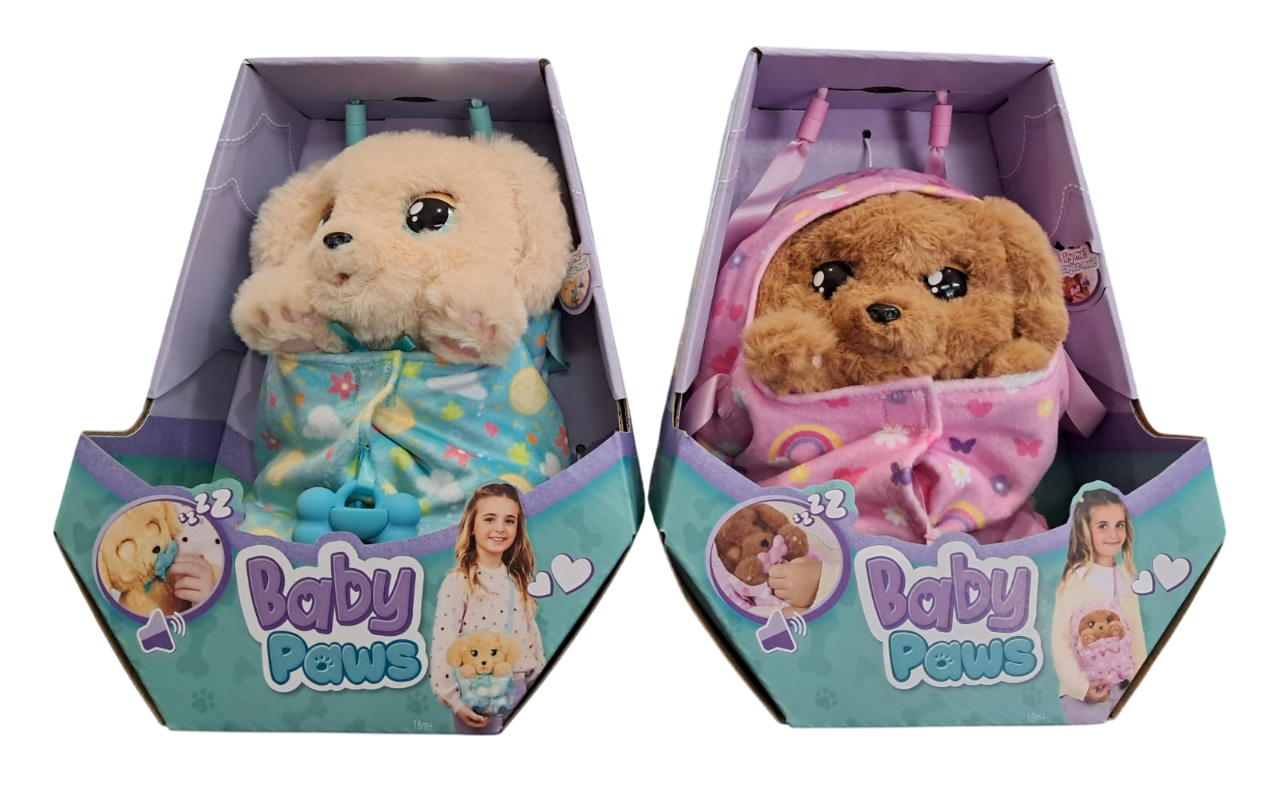 BABY PAWS PELUCHE 22CM CACHORRO - 2 MODELOS