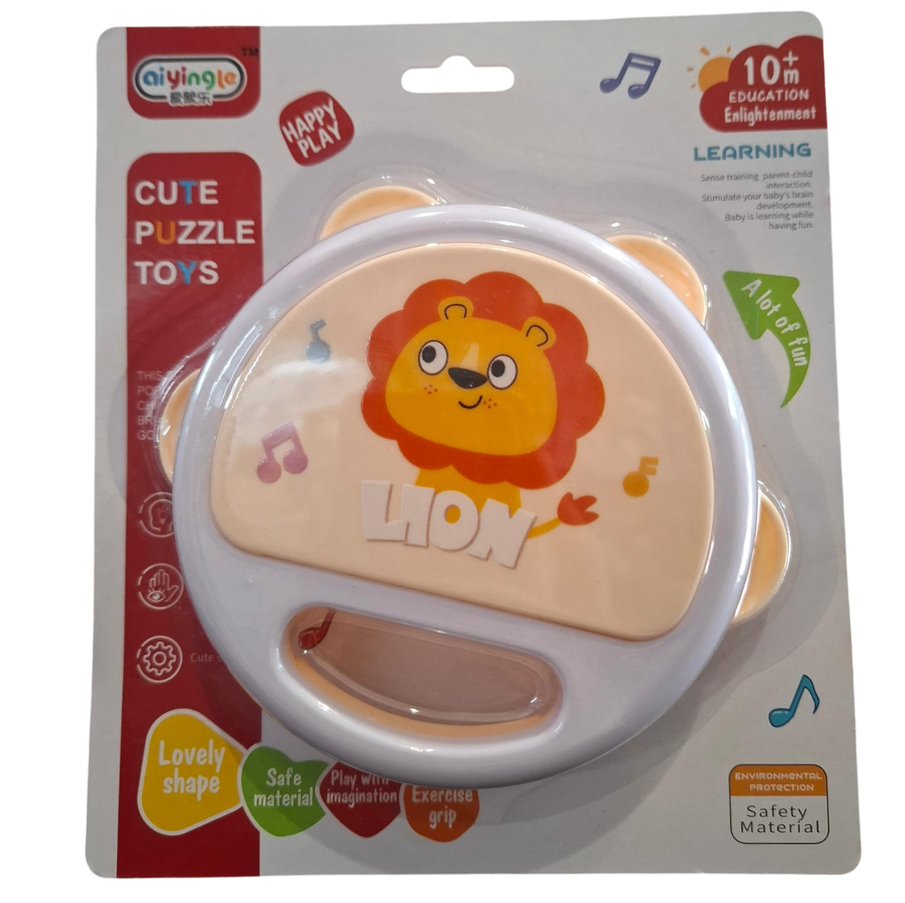 PANDERETA ANIMALITOS EN BLISTER