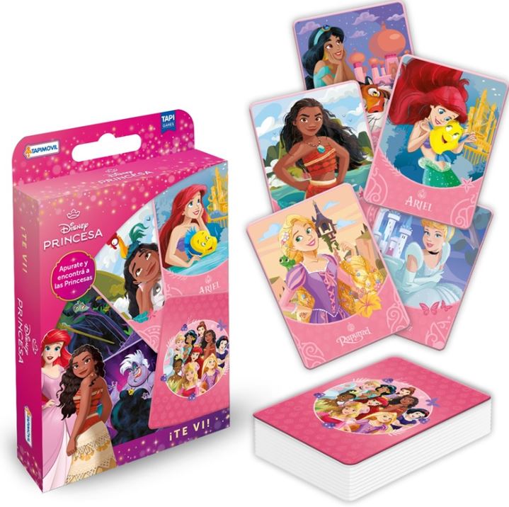 TE VI! JUEGO DE NAIPES PRINCESAS