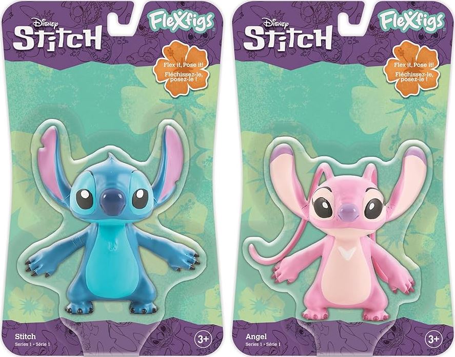 MUÑECO FLEXFIGS STITCH -ANGEL EN BLISTER