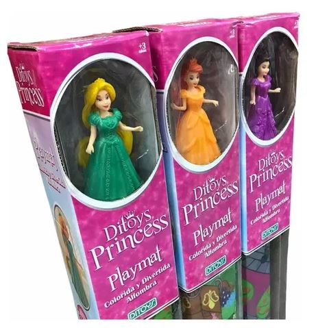 ALFOMBRA PRINCESAS CON MUÑECA