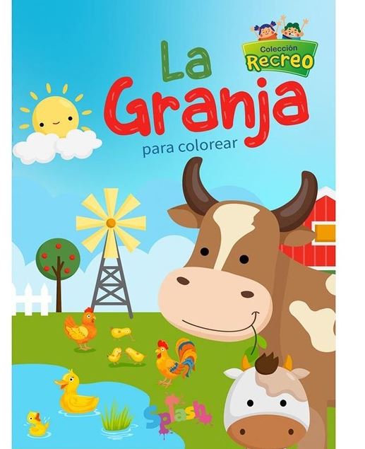 LIBRO PARA COLOREAR LA GRANJA - RECREO